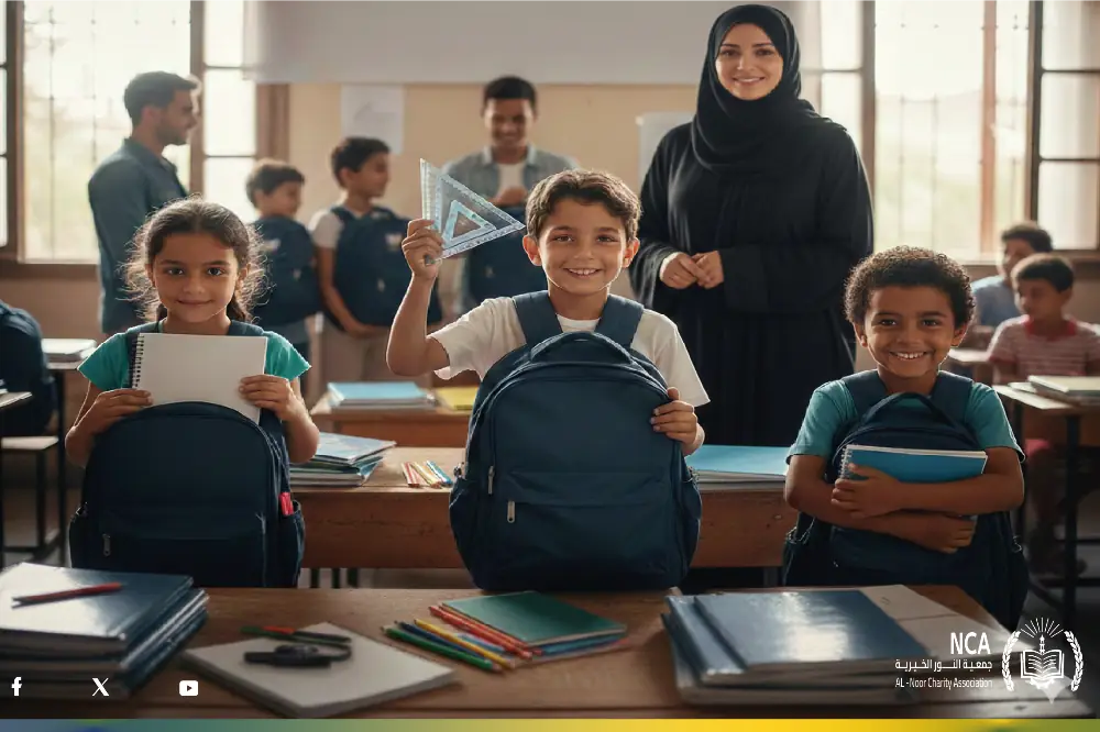 مشروع الحقيبة المدرسية: رفيق التميز لطلابنا المحتاجين